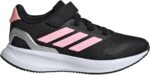 adidas Kids’ Run Falcon 5 Elastic Lace & Strap Shoe - Image 2