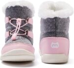 BMCiTYBM Toddler Baby Snow Boots Winter Shoes Boys Girls Cold Weather Baby Faux Fur Shoes - Image 6