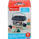 Fisher-Price Stacking Toy Baby’s First Blocks Set of 10 Shapes for Sorting Play for Infants Ages 6+ Months, Navy Fawn (Amazon Exclusive) - Image 7