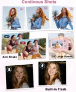 Digital Camera, 4K 64MP Cameras for Photography, Small Compact Point and Shoot Digital Camera with Auto Focus, Dual Camera, Flash, 16X Zoom, 32GB Card, Vlogging Camera for Teens,Boys, Girls - Image 10