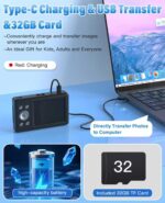 Digital Camera for Kids, FHD 1080P 56MP Autofocus Point and Shoot with 16X Zoom, 32GB TF Card, Battery, Flash, Face Detect, Anti Shake, Compact Travel Cameras for Boys Girls Teens Kids Gift（Black） - Image 6