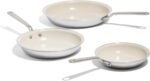 Made In Cookware - 3-Piece (Includes 8",10",12") Ceramic Non Stick Frying Pan Set (Stainless Handle) - 5-Ply Stainless Clad with Stay-Cool Handle - Professional Cookware - Image 2
