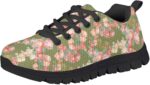 Running Shoes for Girls Safe Walking Lace Up Outdoor Fitness Stitch Sneakers Stitch Sneakers Cute Graphic Footwear - Image 2