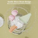 Portable Washing Machine, Rechargeable Cordless Compact Travel Washers for camping, Underwear Washer Portable Washer for Apartments (white) - Image 3