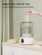 Portable Washing Machine, Rechargeable Cordless Compact Travel Washers for camping, Underwear Washer Portable Washer for Apartments (white) - Image 5