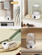 Portable Washing Machine, Rechargeable Cordless Compact Travel Washers for camping, Underwear Washer Portable Washer for Apartments (white) - Image 7