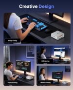 KAMRUI Hyper H2 Mini Gaming PC, Intel Core 14450HX Mini Computers (10C/16T, 4.8GHz), 32GB RAM 1TB PCle4.0 SSD Micro Desktop PC, Triple 4K Display, USB Type-C, WiFi6, BT5.2, Business Office Home - Image 10