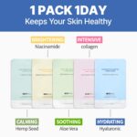 Solution Sheet Mask Variety Pack, 10 Count (5 Types x 2 Sheets), 0.74 fl oz Each, Korean Facial Sheet Masks for Daily Skincare - Image 5