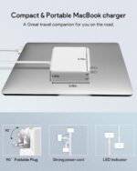 85W Mac Book Pro Charger, Replacement AC 85w 2T-Tip Connector Power Adapter,Laptop Charger Compatible with MacBook pro & Mac Book Pro 13 inch-15 inch Retina After Mid 2012 - Image 3