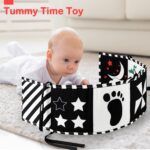 URMYWO Black and White Baby Toys, Tummy Time High Contrast Newborn Toys 0-3 Months, Soft Baby Book, Visual Stimulation Montessori Sensory Infant Toys 0-6-12 Months, Shower Gift for Boys Girls - Image 8