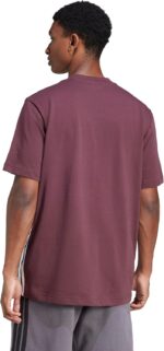 Adidas Mens Essentials Single Jersey 3-Stripes T-Shirt - Image 4