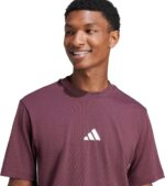 Adidas Mens Essentials Single Jersey 3-Stripes T-Shirt - Image 6