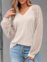 AUTOMET Women Summer Tops Spring Fashion 2026 Lace Long Sleeve Shirts Fall Sweaters Dressy Casual Tunic Blouse Work Clothing - Image 4