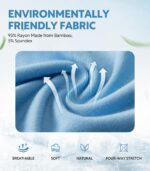 DAVID ARCHY Mens Trunks Underwear Soft Breathable Rayon Made from Bamboo Trunk No Fly Pouch - Image 3