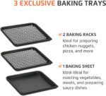 Air Fryer Oven 1800W, 12.7QT Capacity, Touchscreen Panel, Automatic Shut-Off, Toaster + Airfryer – Black & Stainless Steel – Mondial - Image 4