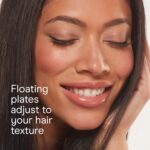 INFINITI PRO CONAIR Rose Gold Ceramic Flat Iron Hair Straightener, 1-Inch Flat Iron with Extra-Long Plates, including a Floating Plate, Advanced Heat Technology, Black - Image 7