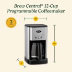 Cuisinart 12 Cup Brew Central Maker Coffee Maker, Black Stainless Steel, DCC-1200BKSNAS - Image 8