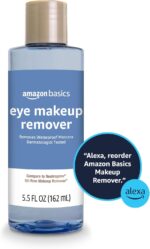 Amazon Basics Eye Makeup Remover, Removes Waterproof Mascara, Dermatologist Tested, Fragrance Free, 5.5 Fl Oz (Pack of 1) - Image 5