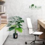 Der Rose 28'' Fake Plants Large Artificial Tropical Faux Plants Indoor Tall for Room Home Bathroom Farmhouse Outdoor Decor - Image 8
