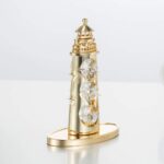 Matashi 24K Gold Plated Lighthouse Ornament with Sparkling Crystals – Tabletop Décor for Christmas, Valentine’s Day, Birthday, or Anniversary - Image 6