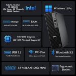 Dell Pro Slim QCS1250 Desktop, New OptiPlex Version, Intel I9-14900K(36MB Cache, 24 Core, 32Threads), Ultra-Quiet Design, 32GB DDR5 RAM, 1TB PCIe SSD, Dual 4K Monitor Support, USB-C, Windows 11 Pro - Image 3