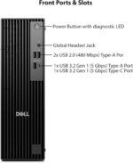 Dell Pro Slim QCS1250 Desktop, New OptiPlex Version, Intel I9-14900K(36MB Cache, 24 Core, 32Threads), Ultra-Quiet Design, 32GB DDR5 RAM, 1TB PCIe SSD, Dual 4K Monitor Support, USB-C, Windows 11 Pro - Image 4