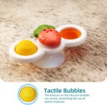LiKee Strong Suction Cup Fidget Rotating Sensory Bath Toys for Baby Christmas Stocking Stuffers, Airplane Car Travel Table & Window Toys for Toddler Boys and Girls, 10+ Months - Image 3