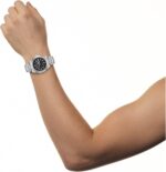 Citizen Men's Eco-Drive Weekender Garrison Field Watch in Stainless Steel, Black Dial, Arabic Markers, Luminous, 43mm (Model: AW0050-82E) - Image 3