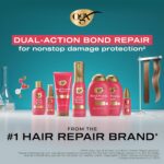 OGX Repair & Protect Bond Protein Repair 450°F Heat Protect Spray, Weightless Repair Mist for Nonstop Damage Protection* for All Hair Types, Heat Spray Preps Hair for Styling, 6.5 fl. oz - Image 7