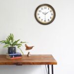 Wall Clock Battery Operated Silent Non-Ticking Vintage Wall Clocks for Kitchen, School, Living Room (12Inch, Bronze) - Image 5