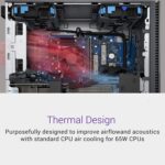 Dell Tower Plus Desktop EBT2250 - Intel Core Ultra 9-285 Processor, 32GB DDR5 RAM, 2TB SSD, NVIDIA GeForce RTX 5070 12GB GDDR7, Intel Wi-Fi 7, Windows 11 Home, Onsite Service - Black - Image 8