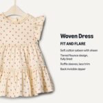 Amazon Essentials Baby-Girls Woven Ruffle Sleeve Dress - Image 4