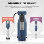 Ninja Immersion Blender and Whisk, Hand Stick Blender, 4 Speeds, with SplatterShield and PanProtect, 4-Cup Blending Vessel, Dishwasher Safe, 5-ft Cord, Ergonomic, Deep Navy, CI201ND - Image 4