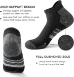 JOYNÉE 10 Pairs Mens Ankle Socks Athletic Running Socks with Tab Low Cut Socks for Men - Image 3