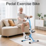 Pedal Exercise Bike for Seniors - Adjustable Resistance Arm Bike, Portable Home Exercise Equipment for Hands, Arms, Legs & Knees - Image 3