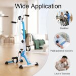 Pedal Exercise Bike for Seniors - Adjustable Resistance Arm Bike, Portable Home Exercise Equipment for Hands, Arms, Legs & Knees - Image 6