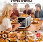 Keenstone Toaster 2 Slice, Digital Smart Toaster with TouchScreen, Dual Control Panel, Single Slot Toasting, Timer, Reheat & Defrost for Bagels, Bread, Waffles, Stainless Steel Kitchen Essentials - Image 7
