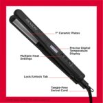 REVLON Perfect Heat Ceramic Digital Flat Iron, 1 inch - Image 5