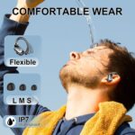 Wireless Earbuds, Sport Bluetooth 5.4 Headphones 2026 New Bluetooth Earbuds with 75Hrs Stereo, 4 ENC Mic, Noise Canceling Over-Ear Buds with Earhooks, IP7 Waterproof Earphones for Workout/Running/Gym - Image 6