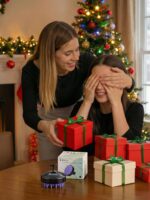 HEETA Scalp Massager Hair Growth, Soft Silicone Scalp Scrubber Shampoo Brush for Exfoliation, Dandruff Removal Head Massage Stress Relax, Wet & Dry Use for Thick Thin Curly Hair Care, Black - Image 8