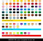 MEEDEN Heavy Body Acrylic Paint Sets, 100 Colors Art Paint Tubes for Canvas Wood Fabric Painting, Non-toxic 0.41 fl Oz /12ml Acrylic Paints for Adults, Beginners, Students Crafts Painting - Image 3