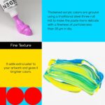 MEEDEN Heavy Body Acrylic Paint Sets, 100 Colors Art Paint Tubes for Canvas Wood Fabric Painting, Non-toxic 0.41 fl Oz /12ml Acrylic Paints for Adults, Beginners, Students Crafts Painting - Image 5