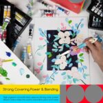 MEEDEN Heavy Body Acrylic Paint Sets, 100 Colors Art Paint Tubes for Canvas Wood Fabric Painting, Non-toxic 0.41 fl Oz /12ml Acrylic Paints for Adults, Beginners, Students Crafts Painting - Image 7