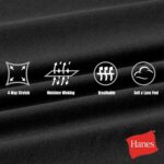 Hanes Mens Moves Performance Polo, Short Sleeve Polo Shirt for Men, Moisture-Wicking - Image 5