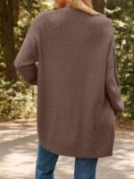LILLUSORY Womens Oversized Cardigans Soft Knit Cardigan Sweater with Pockets - Image 5