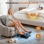 Under Desk Elliptical Machine, Electric Ellipse Leg Exercise as seen on TV, Quiet Seated Pedal Elliptical for Seniors with Remote Control for Home Office, 12 Adjustable Speeds - Image 6