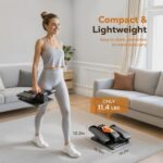 Under Desk Elliptical Machine, Electric Ellipse Leg Exercise as seen on TV, Quiet Seated Pedal Elliptical for Seniors with Remote Control for Home Office, 12 Adjustable Speeds - Image 9