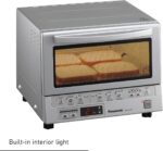 Panasonic FlashXpress Toaster Oven Countertop, 4-Slice Small Toaster Oven Compact Size with Double Infrared Heating, 6 Auto Cook Options and Precise Temperature Control, 1300W - NB-G110P (Silver) - Image 6