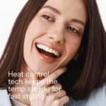 Infiniti PRO CONAIR Tourmaline Ceramic 1 ¼-Inch Flat Iron Digital Hair Straightener, 1 ¼-Inch Flat Iron to Straighten or Curl, 5 Heat Settings, for All Hair Types and Textures, Dark Gray - Image 6