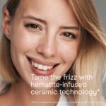 Conair Hair Dryer Style & Shine Natural Crystal Collection, 1875W Hairdryer, 3 Heat Settings, 2 Speeds, Blow Dryer with Concentrator Attachment, Ionic & Hematite-Infused Ceramic Technology, Black - Image 7